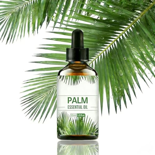 Ätherisches Palmenöl, Hautpflege und Haar, multifunktionale Basis, Aromatherapie für Hautzerstäuber, sehr anpassungsfähig, Kerzen-Seife (1 Flasche)