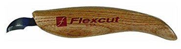 Flexcut, Schnitzmesser, Right-Handed Hook Knife, Klinge: 2,9 cm, Messer für bastler, Edelstahl, Mehrfarbig, normal