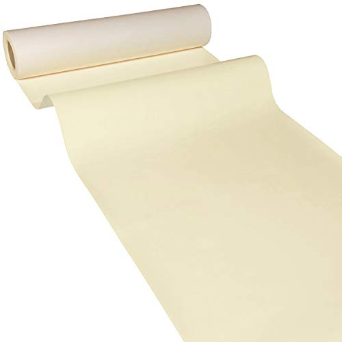 JUNOPAX Papier Tischläufer 50m x 0,40m Champagner-beige