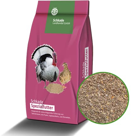 Schkade Landhandel GmbH Aufzuchtsfutter für Wachtelküken, mehlförmig, 25 kg