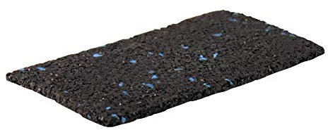 Terrassen Pad Gummigranulatunterlage - Ausgleichspat und Feuchteschutz beim Terrassenbau (3 x 85 x 55 mm)