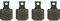 Magura Unisex – Erwachsene 8.S Bremsbelag, Grün, 2 Paar