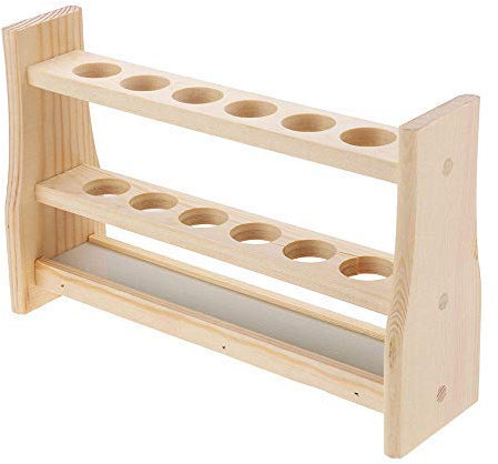 SGerste Reagenzgläser/Reagenzgläser/Klammerhalter, 6 Löcher, Durchmesser 25 mm, 6 Löcher