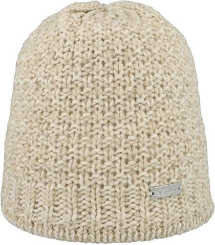 Eisglut Damen mærke Mütze, beige mel., M 57-58cm EU