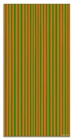 Agatha Ruiz de la Prada Vinylteppich Grundlegende Drucke Grüne und Orange Linien 140x200cm - Vinyl Küchenteppich - Rutschfester und Flammhemmender Wohnzimmer Teppich - Große Teppiche - Teppiche PVC