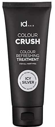 IdHAIR Colour Crush Icy Silver - Haartönung Silver Treatment - Tönung Silver Creme - Haarfarbe grau/Tönung Grau -Haarfarbe for all Hairtypes - 100 ml (1er Pack)