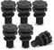Yuecoom Vanne d'aération, évent de Cartouche de Vapeur, 6 pièces Kit d'accessoires de Filtre de Piscine d'échappement de sécurité d'air pour Outils de Nettoyage de Piscine Hayward DE