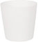 SMPLY. Macetero Decorativo de Cerámica Redondo para Plantas Interior y Exterior Ideal para Terrazas y Jardínes 12 x 12 cm Blanco