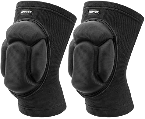 ONTYZZ Knieschoner 1 Paar Verdickung Anti-Kollision Schwamm Kniestütze Laufen Tanzen Volleyball Knieschützer Hochelastische Knieschoner