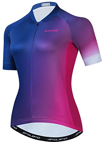 Fahrradtrikot für Damen, kurzärmeliges Damen-Fahrradshirt, Fahrradbekleidung für Radfahren, Biker, MTB, Radfahrer, Dirt BMX, Road Mountain, X-Groß