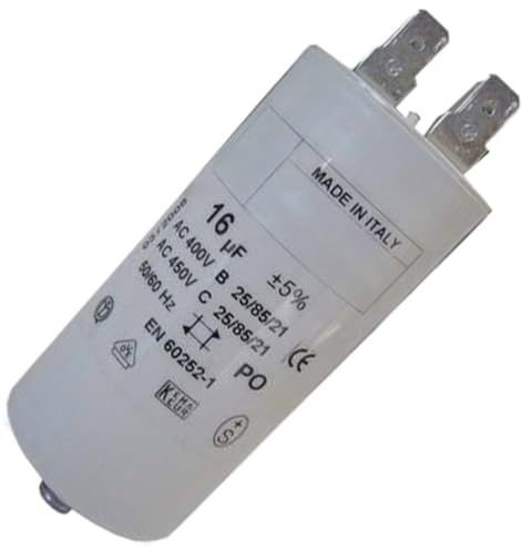 Kondensator 16mF 450V Waschmaschine 481281728957, C00074643 WHIRLPOOL Waschmaschine 481281728957, C00074643 WHIRLPOOL