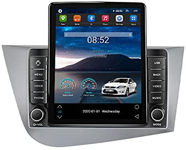 Android 11 Radio Coche con Pantalla 2 DIN para Seat Leon 2 MK2 2005-2012 Autoradio 9.7 Pulgadas con Pantalla Táctil Admite WiFi/GPS/Bluetooth/USB/SD/RCA,Mandos del Volante ( Color : RHD TS400 4G+WIFI