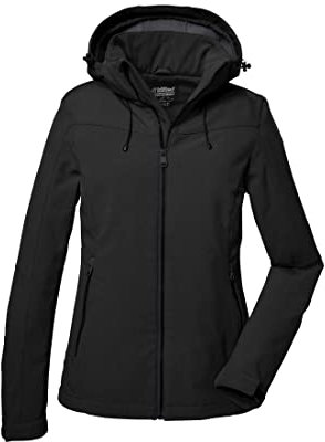 killtec Signora Giacca softshell Damen Softshelljacke, black, 40, 41113-000