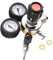 Druckminderer Druckregler CO2, Co2 Regler Druckminderer mit Doppelmessgerät für Biergas, CO2-System W21.8, Präzisionsdruckminderer