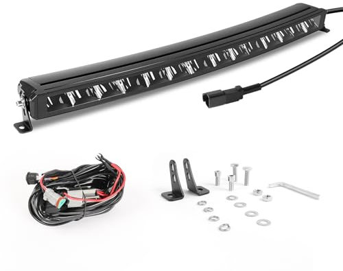 CO LIGHT 30 Zoll Gebogen Light Bar Zusatzscheinwerfer Bar Curved Led Bar Auto 12V Lightbar Driving Light Bar Mit DT Kabelbaum für Offroad SUV ATV UTV LKW