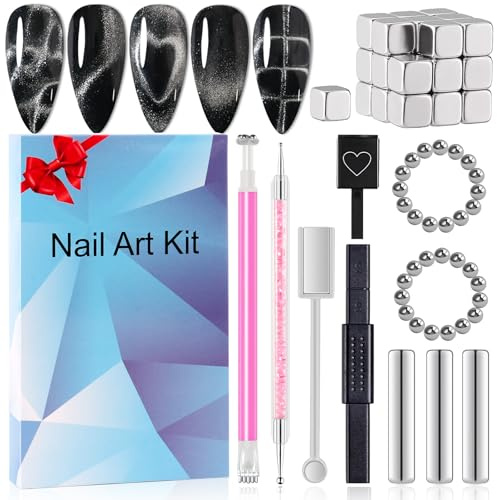 Major Dijit Cat Eye Magnetic for Nail Cat Eye Gel Nail Polish Magnet Tools Set Nail Salon Art Tools