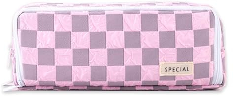 NEWUPZSI Federmäppchen Pink Mädchen Jungen Groß mit 3 Fach Mäppchen Mädchen Teenager, Federtaschen Pencil Case mit 3 Fach für Kinder Studenten Erwachsene Schule