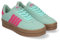 83132 Zapatillas Casual para Mujer, Diseno Elegante con Rayas, Suela Gruesa, Cordones Ajustables y Comodidad Asegurada para el Dia a Dia. Verde Talla 38