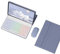 HLTOOP Custodia con Tastiera per Lenovo Tab M11 11 2024, Tastiera Retroilluminata A 7 Colori con Mouse, Cover Posteriore in Morbido TPU,Viola