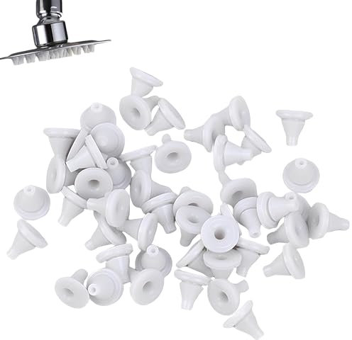 Set di 50 Ugelli Di Ricambio Per Soffioni Doccia In Silicone, Parti Di Ricambio Per Soffione Doccia - Accessori Per Soffione Doccia, Per Riparare La Testa Della Pioggia In Acciaio Inox