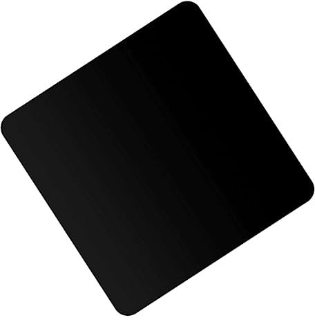 ETHZZLE Jewelry Background Makeup Photography Acrylic Mirror Board Photo Props 25x25cm Black