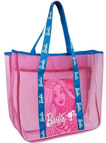 CERDÁ LIFE'S LITTLE MOMENTS Grande y Resistente Diseño Moderno, Verano y Vacaciones con tu Bolsa Playa de Barbie, Premium Unisex niños, Mediano