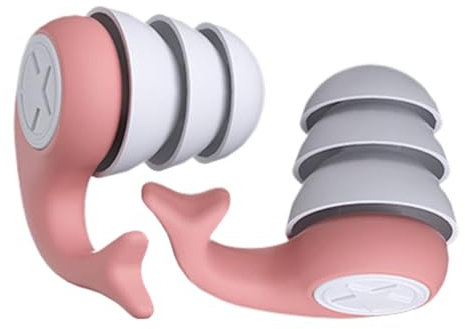 Gehörschutz-Ohrstöpsel, DJ-Ohrstöpsel, wiederverwendbar, Größe ca. 2,6 x 2,1 cm, wasserdicht, weich, funktionierender Schallschutz, Gehörschutz für den Arbeitsplatz, robustes Silikon