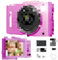 Digital Camera for Kids Beginners, Compact Cameras with 64G SD Card, 16X Digital Zoom/Autofocus/Anti Shake (Purple)