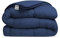 Avenue – Waschbare Bettdecke ohne Bezug – Einzelbettdecke 140 x 200 cm – Antiallergisch – Wolkenweich – Blau – Ganzjahresdecke – Waschbar bei 60 °C