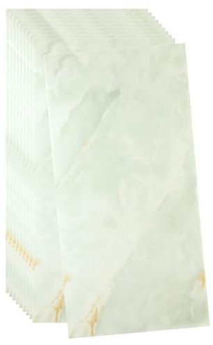 sourcing map 10pcs Peel and Stick Wall Panels 23.6 x 11.8 Skin Feel Brick Wallpapers (19.4 Sq. Ft. / 1.8 Sq.m. Coverage) Marble Tiles Adhesive Backsplash, Navy