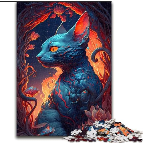 Puzzles für Erwachsene und Jugendliche Sphynx Spellbound, Familienunterhaltungsspielzeug, ganze Familie, ab 14 Jahren (Größe 26x38cm)