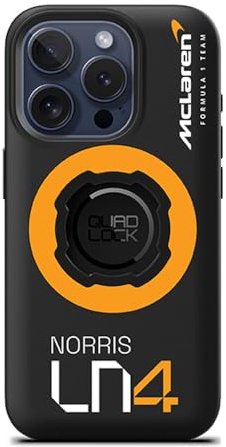 Quad Lock MAG Case - iPhone 15 Pro - Lando Norris Black