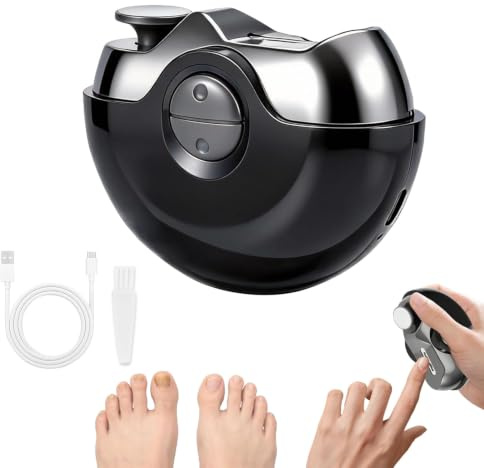 2en1 Coupe Ongles électrique Durs/Épais, Silencieux et Sans Douleur