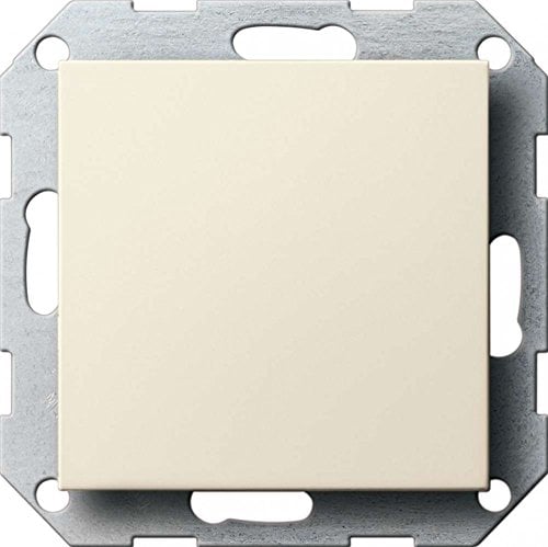 Gira 026801 Blindabdeckung mit Tragring System 55, cremeweiß