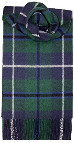 I LUV LTD Douglas Tartan Scarf Modern Lambswool