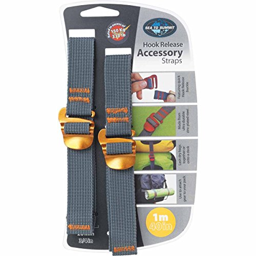 Sea to Summit Hook Release Accessory Straps 20mm/1,5m grau
