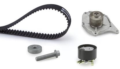 GATES PowerGrip Kit + Wasserpumpe KP25578XS-3, Black | Kompatibel mit: NISSAN ALMERA II, ALMERA II Hatchback, KUBISTAR Kasten, MICRA III, RENAULT CLIO II, CLIO II Kasten/Schrägheck