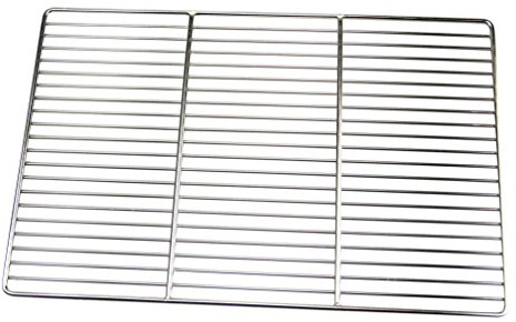 Edelstahl Grillrost 48,8 x 33 cm nur 10 mm Stababstand / Stäbe Ø 4mm | Grillclub / deutscher Fachhändler