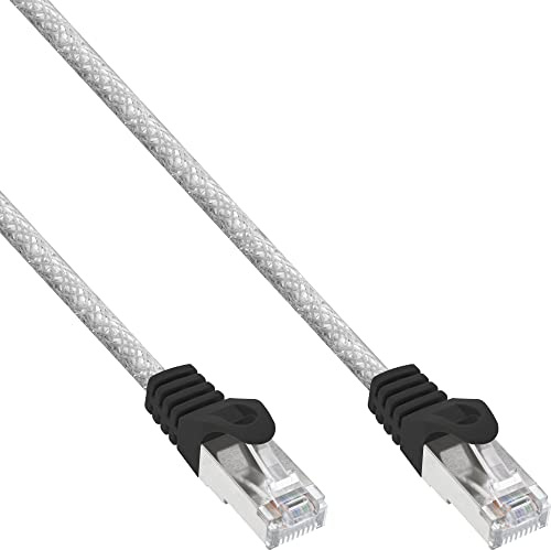 InLine 72533T Patchkabel, SF/UTP, Cat.5e, transparent, 0,3m