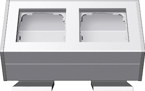 Gira 119227 Profil 55 2-fach reinweiß (lackiert)