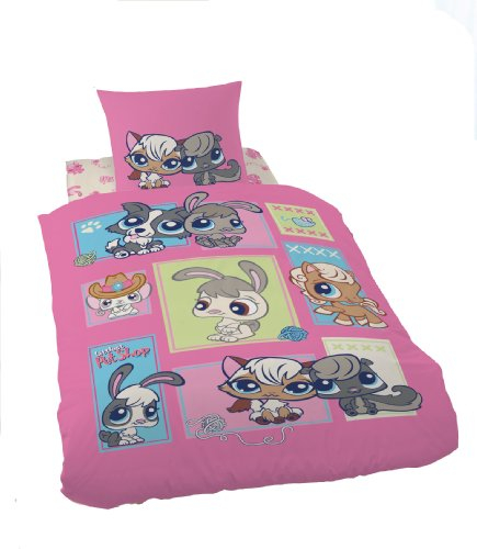 CTI 037726 Bettwäsche LPS Nice Friends / 135 x 200 + 80 x 80 cm