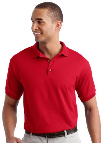 GILDAN Adult DryBlend Jersey Short Sleeve Polo Shirt