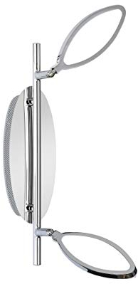 WOFI 7110.02.01.6000 A Deckenleuchte, Metall, 9 W, Integriert, chrom, 40.5 x 8.5 x 23.5 cm