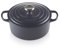 Le Creuset Cocotte rotonda Evolution in ghisa vetrificata con Coperchio, diameter 24 cm, Navy, 21177245214430