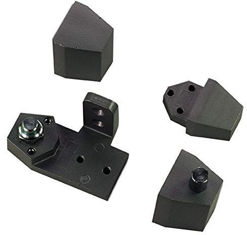 Arch/Vistawall Style TOP & Bottom Pivot Hinge Set for Commercial Adams Rite Type Storefront Door, Choose Handing & Finish (Right Hand in Dark Bronze)