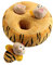 IFOYO Squeak Dog Toys, Large Durable Hide and Seek Puzzle Plush Interactive Dog Toys for Large Medium Small Dogs, Pets, Christmas Dog Toy, Yellow