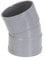 Coude PVC femelle-femelle 20° Ø100