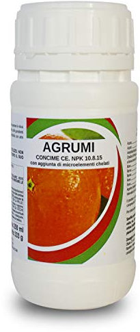 Bio A.L.T. Concime Liquido Specifico Fertilizzante con Azoto Fosforo Potassio per Agrumi Arance Limoni Migliora la Crescita di Colture in Giardino per Piante in Appartamento Esterno in Vaso (250 Ml)
