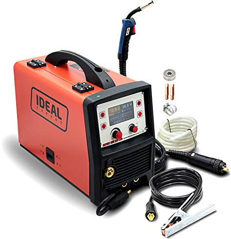 Ideal™ Expert MIG 215 MIG/MAG Synergie - Soldador 200A WIG 3 en 1 sin gas Flux