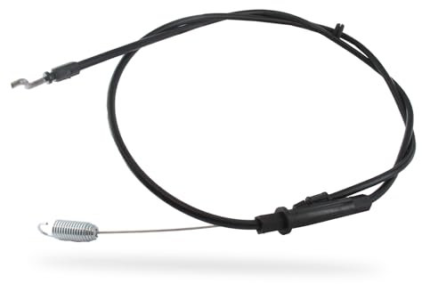 GREENSTAR - Cavo di trazione con regolazione integrata - Compatibile con tosaerba GGP/Castelgarden/Stiga - Lunghezza guaina: 1170 mm - Lunghezza cavo: 1361 mm